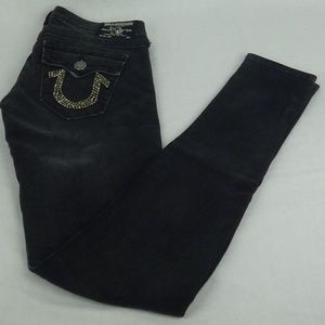 True Religion black jeans size 27 style Julie